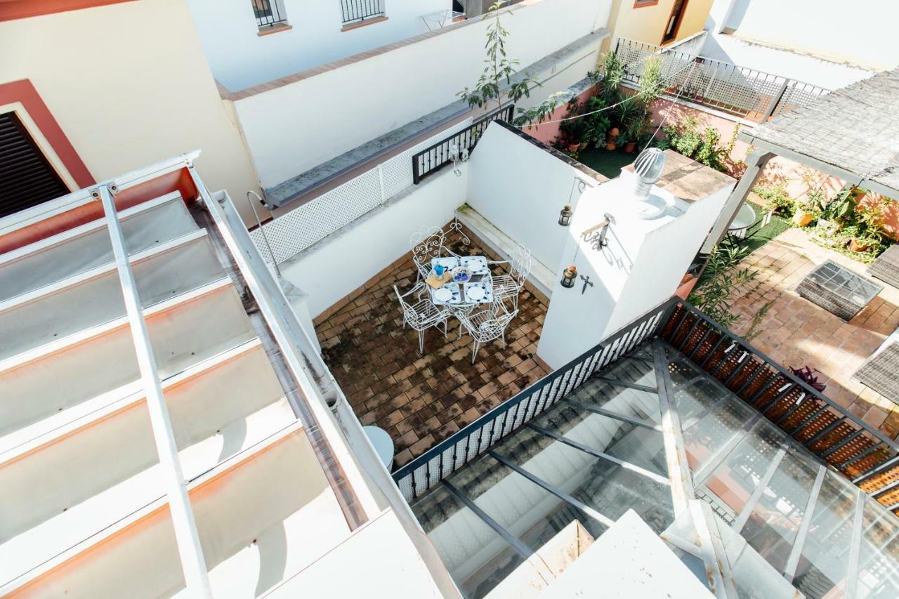 Apartamento Bright Duplex W/ Terrace Sevilla Exterior foto