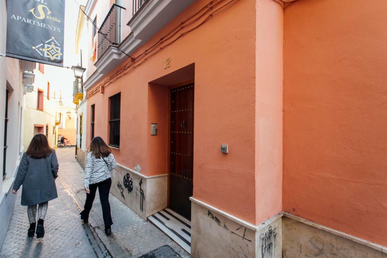Apartamento Bright Duplex W/ Terrace Sevilla Exterior foto